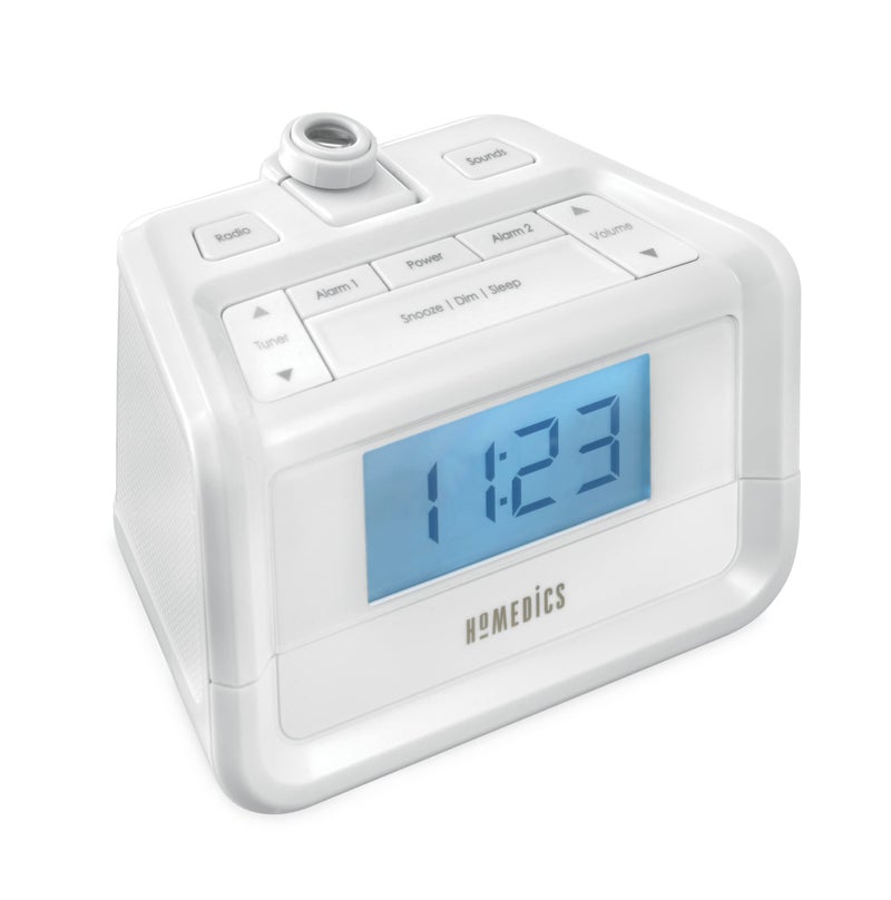 HoMedics آلة الصوت وساعة المنبه من هو ميدكس مع عرض الوقت. - Image 1
