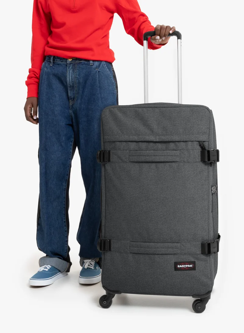 Eastpak TRANSITR 4 L adventure 360° Spinning wheels Trolley Luggage Bag Black Denim Large