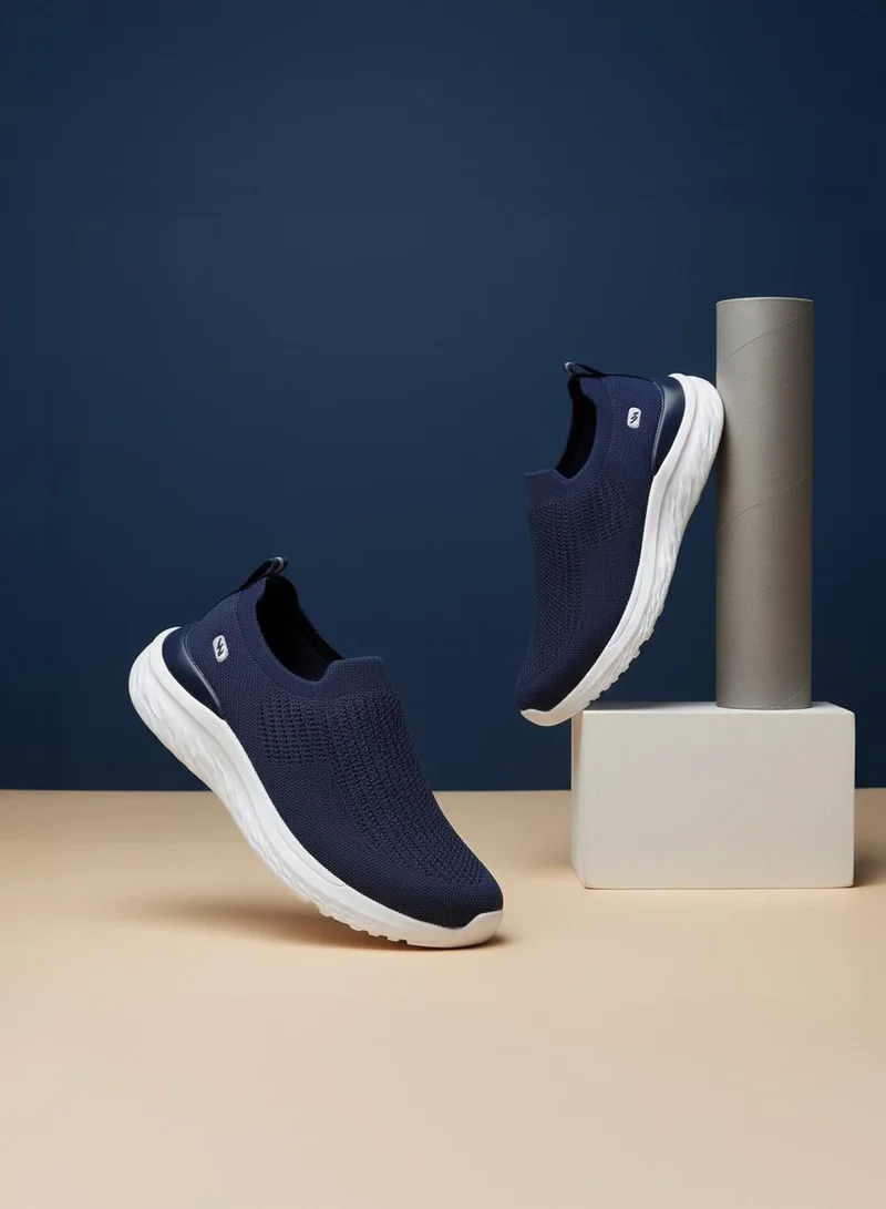 CAMPUS Men's Navy Slip On Walking Shoes - Lightweight Shoes, Minimalist Designed for Style