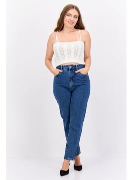 Missguided Women Square Neck Sleeveless Knitted Top, White  - Image 4