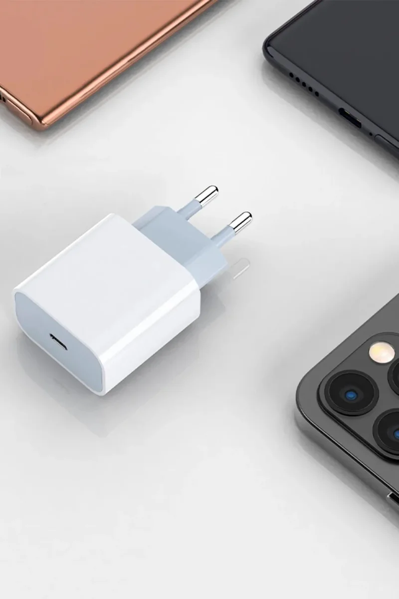 Royaleks New Generation 20W Fast Charging Adapter with Type-C Port Compatible for iPhone 7 8 x 11 12