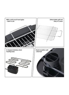 Generic Electric Barbecue Grill 2000W 2000.0 W H18181 Black/Silver  - Image 3