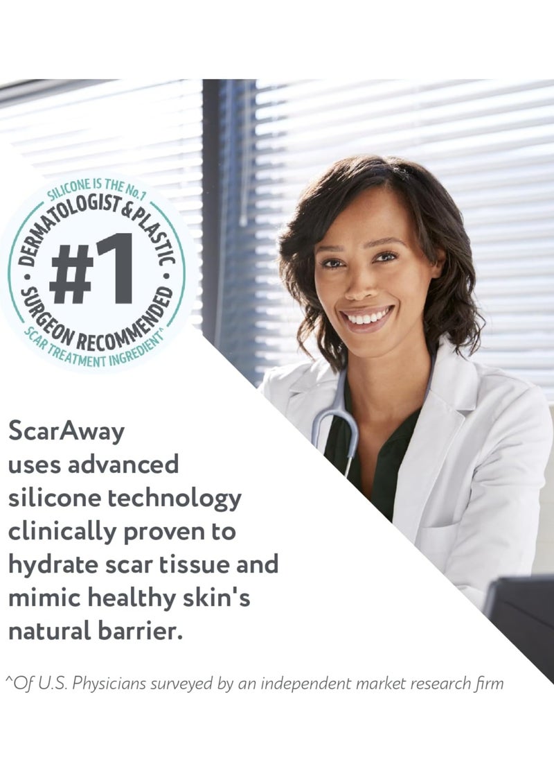 scaraway - ScarAway Clear Silicone Scar Sheets, White, 6 Count - Image 1