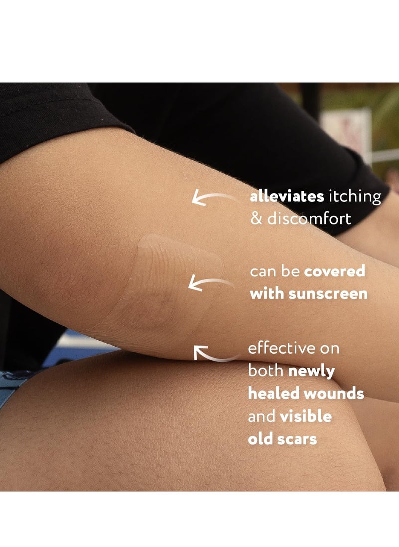 scaraway - ScarAway Clear Silicone Scar Sheets, White, 6 Count - Image 1