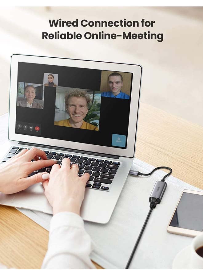 يو جرين محول للتحويل من منفذ USB-C إلى منفذ إيثرنت بسرغة جيجابت - Image 3