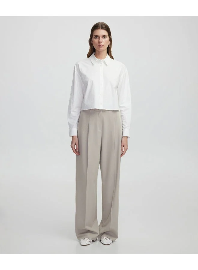 Ipekyol Regular Fit Rhinestone Poplin Shirt