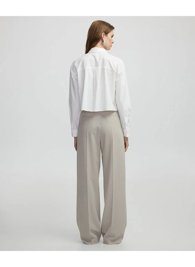 Ipekyol Regular Fit Rhinestone Poplin Shirt