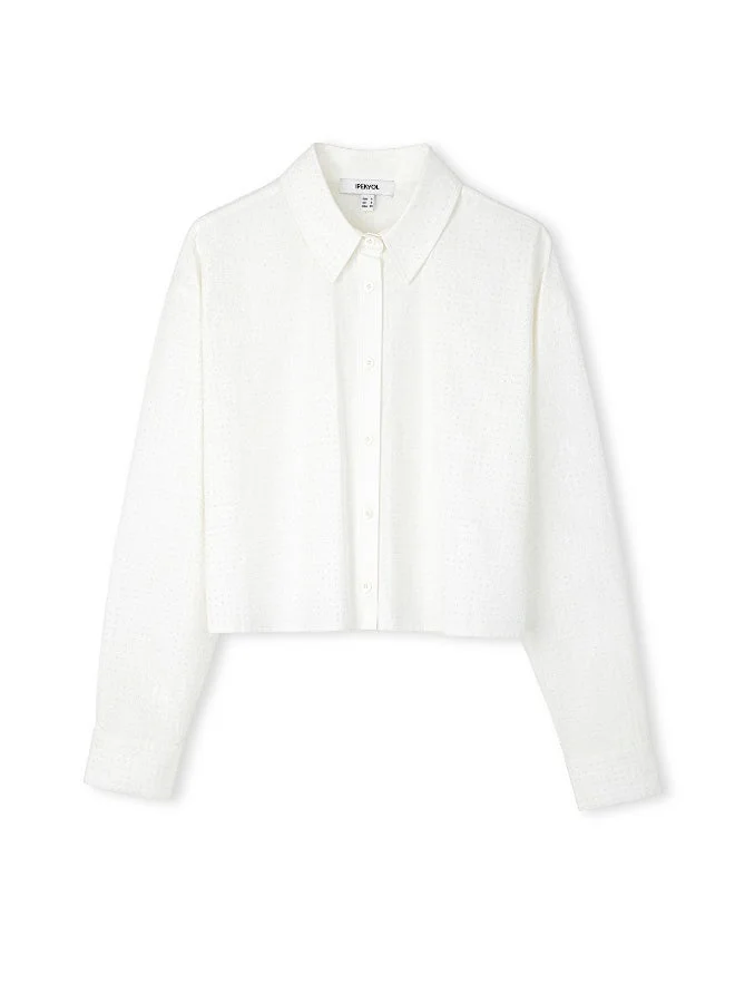 Ipekyol Regular Fit Rhinestone Poplin Shirt