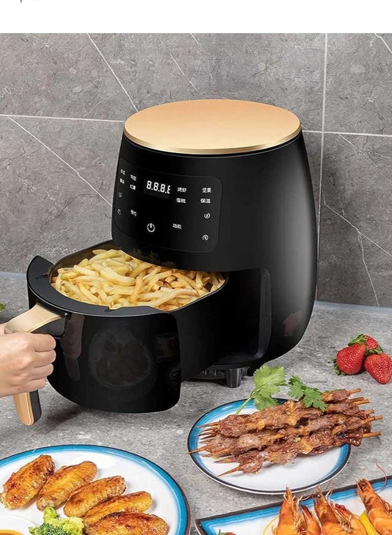 Multi-function digital air fryer with touch screen, 6 liters, 2400 watts (German)  - Image 2