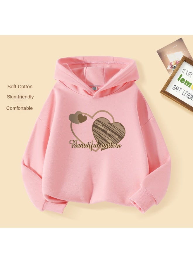 Badibadi Girl's Autumn Clothing, Stylish Mid-to-large Kids' Spring And Autumn Thin Hooded Jacket, Children's Outerwear Top, Comfortable Sportswear Hoodie - Image 2