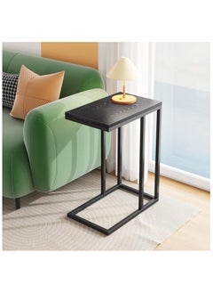 Chulovs Side Table End Table Living Room C Shaped Table for Sofa Couch and Large Desktop C Table for Bedroom with Sturdy Metal Legs  - Image 5