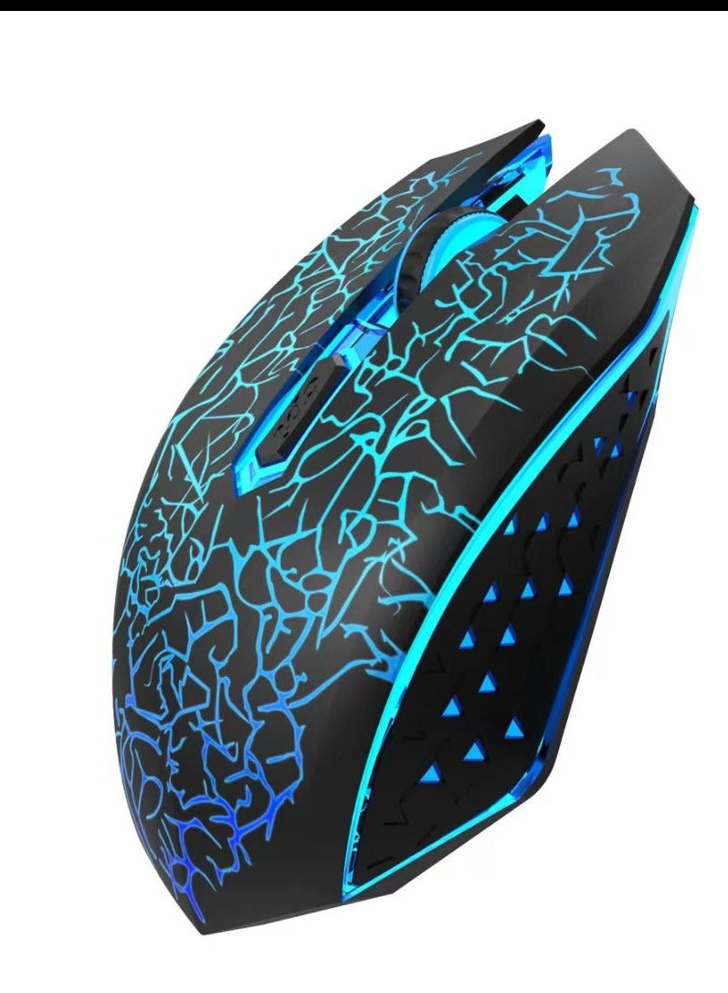 Glowing Wireless Mouse, USB, Silent, Comfortable Handfeel, Suitable for Both Desktop and Laptop Computers  - Image 4