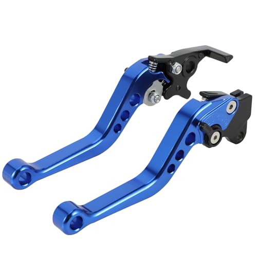 Wacece ATV Clutch and Brake Lever Set Adjustable Handle for Raptor YFM 700R 700 2008-2025 Blue - Image 2