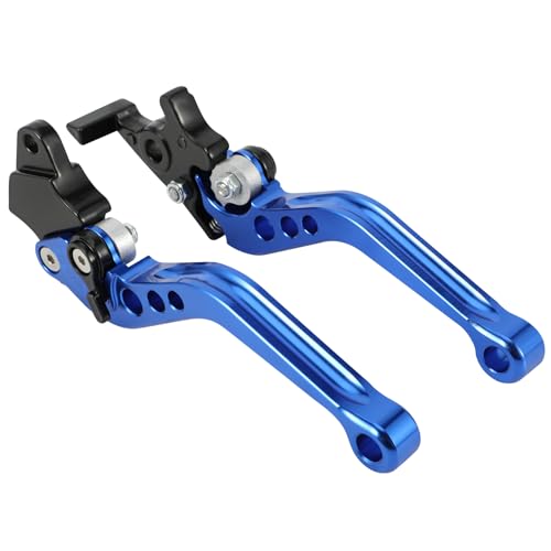 Wacece ATV Clutch and Brake Lever Set Adjustable Handle for Raptor YFM 700R 700 2008-2025 Blue - Image 4
