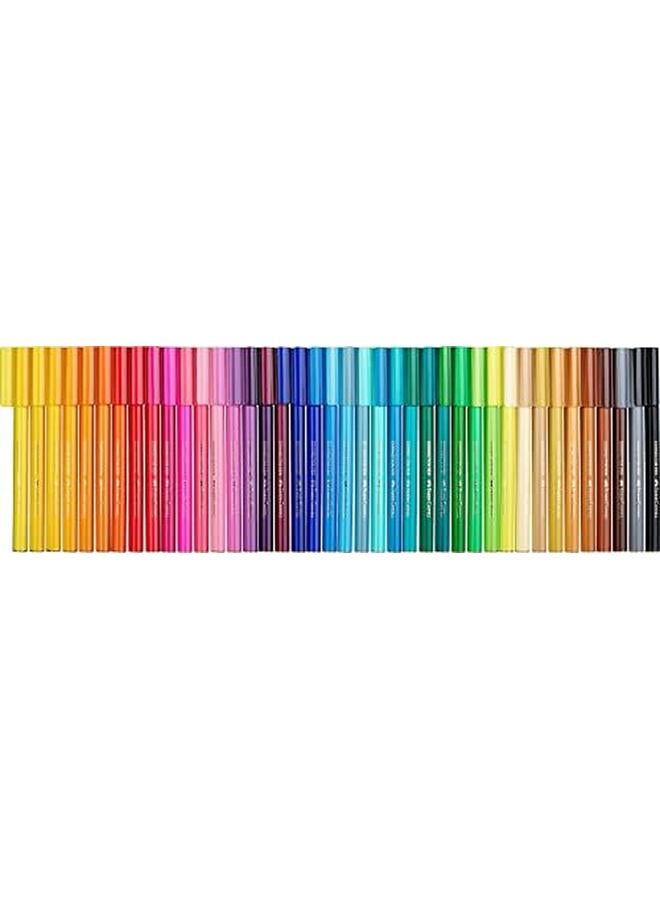 FABER-CASTELL Connector Pen In Traveler Tin Suitcase 40 Piece Set Multicolor  - Image 3