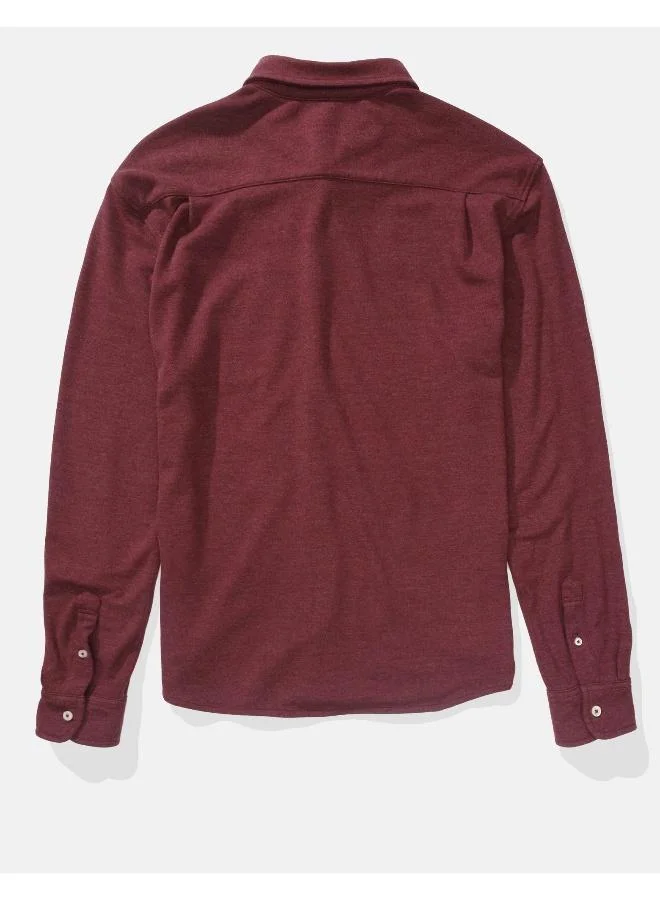 امريكان ايجل AE Pique Button-Up Shirt