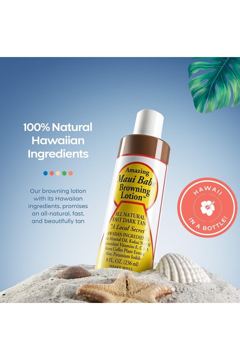 ماوي بيبي لوشن التسمير – طبيعي بالكامل لتسمير سريع وغامق - Image 2