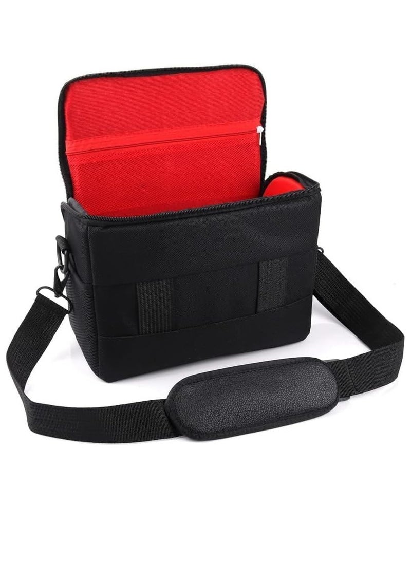 FengSVMA Black Camera Bag,Waterproof Anti-shock Camera Case Bag Compatible for Canon, Nikon, Sony, Olympus, Panasonic, Samsung, Pentax and More Cameras  - Image 2