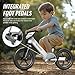 SEREED Toddler Balance Bike 2 Year Old No Pedal Kids Bicycle Toys for 25 Years Old ToolFree Adjustment Customize Plate with Stickers Gift for 23 Boys Girls White - Image 4