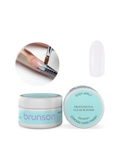 brunson Solid Sculpture Builder Gel for Nails 30ml Nail Sculpting Gel Self Levelling Non-Sticky Hand Solid Builder Gel Hard Nail Extension Gel 3d sculpting gel for Nail Art Design Salon Manicure Nail Art 