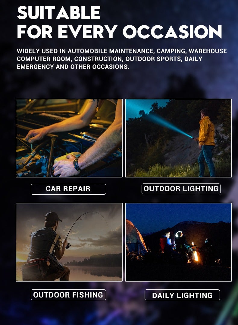 Mini Outdoor Camping Flashlight TYPE-C Rechargeable Max 400 Lumen Mini Portable LED Keychain Flashlight 11 Lighting Modes - Image 4