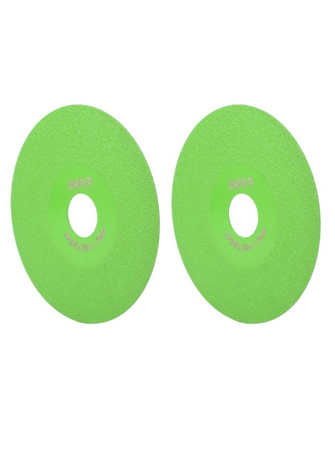 2Pcs Glass Cutting Disc 4in Diamond Cutter Wheel Grinding Saw Blade for Ceramic Brick - Image 4