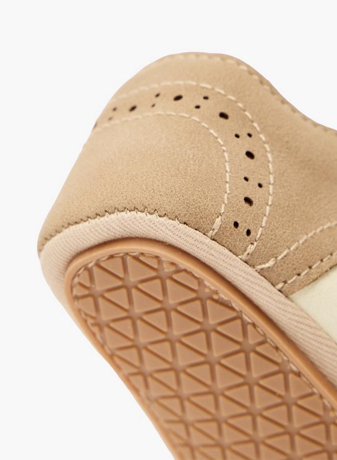 Barefeet Booties With Hook & Loop, Panelled Design - Image 5