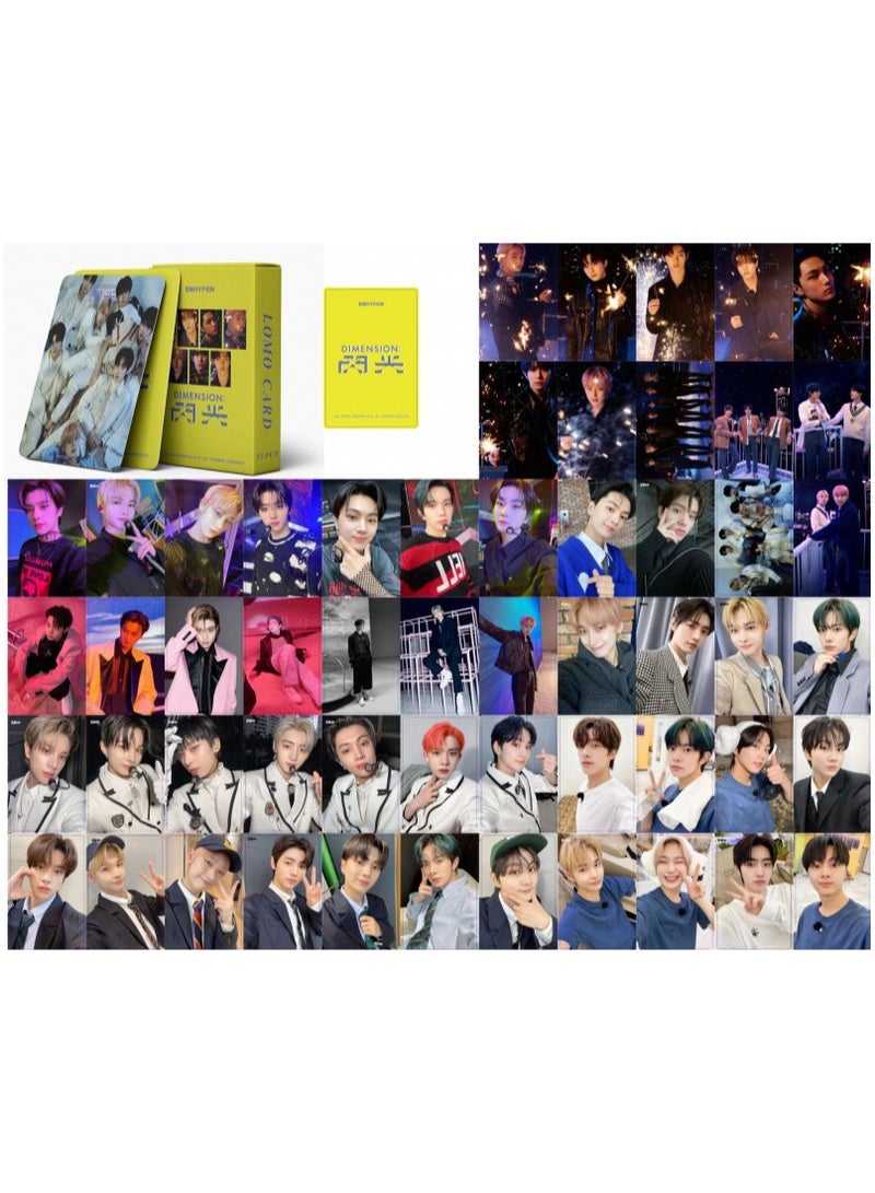 NIBEMINENT 55 Pcs Kpop ENHYPEN Dimension Lomo Cards Card For Fans Collection Gifts - Image 1