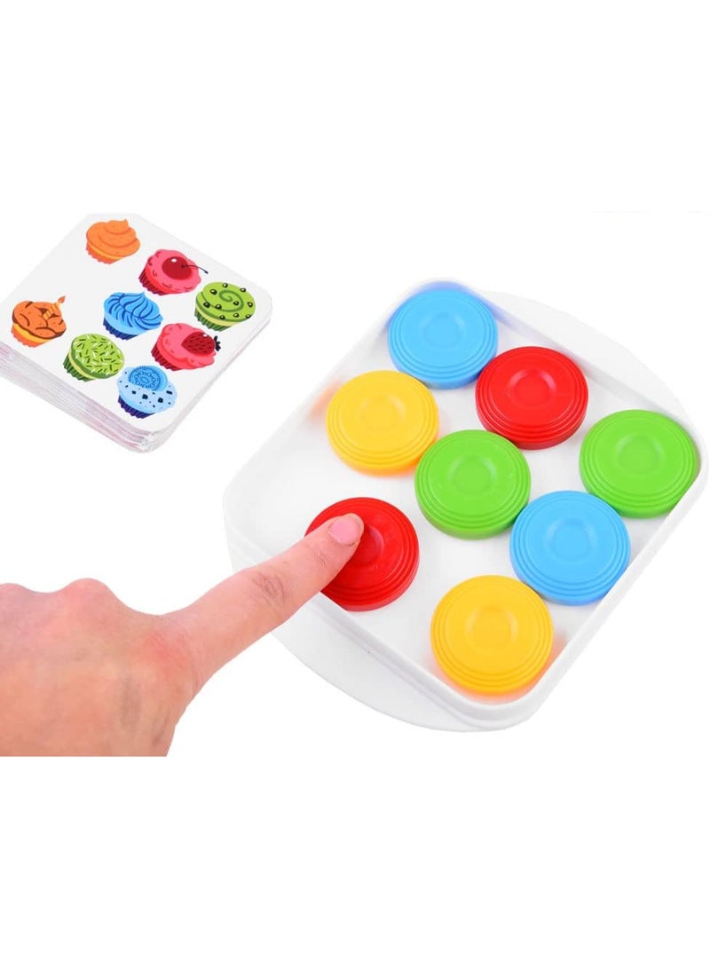 Children's toys Puck Puzzle-Challenging Game enlightenment logic toys early teaching aids puzzle four-color game - Image 3