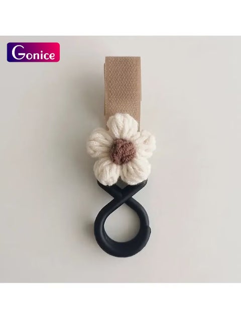 Cute Cartoon Stroller Hook, Multifunctional Flower Hook