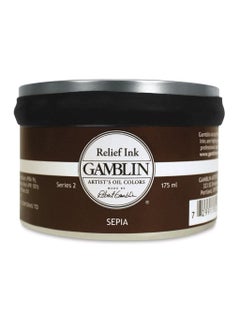 GAMBLIN Gamblin Printmaking Relief Ink - Textile Black - Jar of 300 ML  - Image 1