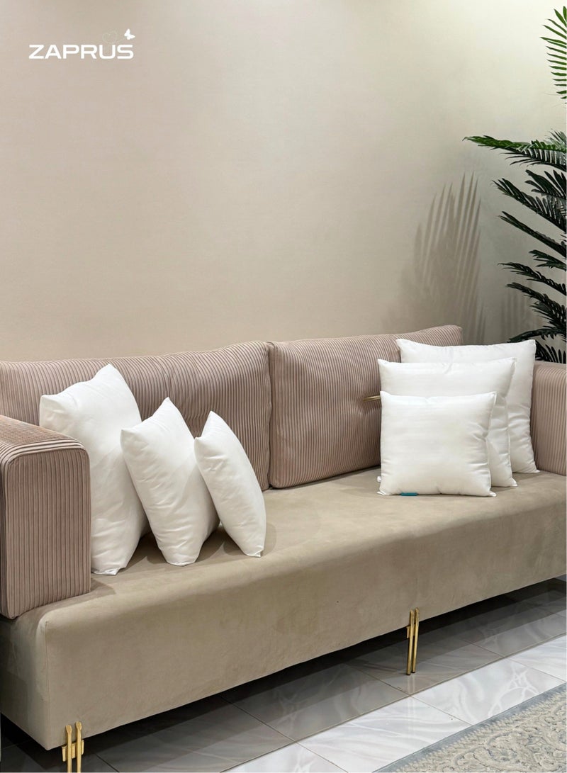 HOMESTAR Cushions 2 Pack – Plush Comfort Microfiber-Filled Pillows for Sofa, Bed & Chairs Soft Supportive Decorative Throw - Image 5