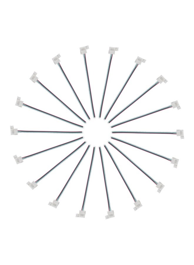 BTF-LIGHTING 10PCS 3Pin 10mm Wide Single End with 15cm Long Cable LED Strip Solderless DIY Connector Adapter Conductor for WS2811 WS2812B SK6812 LED Flexible Light Can't Support ALTOVE LED Strip - Image 5