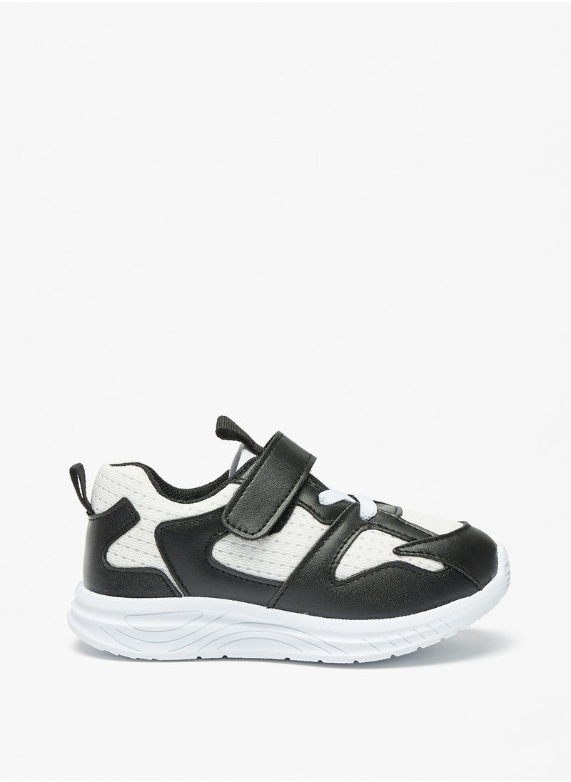 shoexpress - Boys Textured Sports Shoes with Hook and Loop Closure Ramadan Collection - Image 1