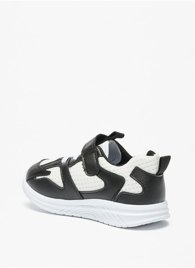 shoexpress - Boys Textured Sports Shoes with Hook and Loop Closure Ramadan Collection - Image 1
