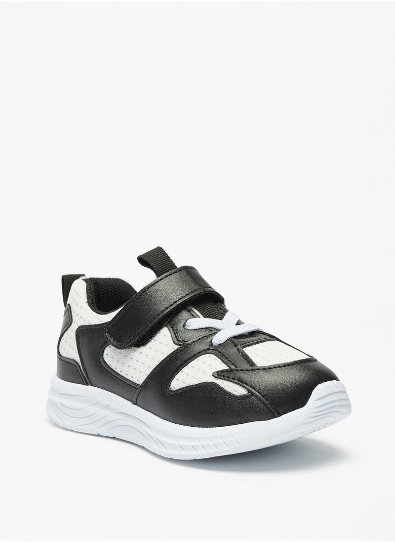 shoexpress - Boys Textured Sports Shoes with Hook and Loop Closure Ramadan Collection - Image 1