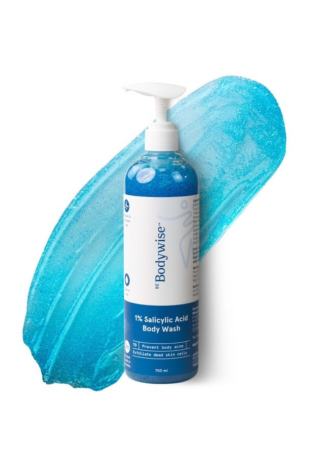 Be Bodywise 1% Salicylic Acid Body Wash 700Ml | Prevents Body Acne, Bumpy Skin, Exfoliates & Deep Cleanses Skin | Paraben & Sls Free | Suitable For All Skin Types | Body Shower Gel - Image 1