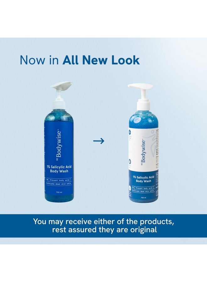 Be Bodywise 1% Salicylic Acid Body Wash 700Ml | Prevents Body Acne, Bumpy Skin, Exfoliates & Deep Cleanses Skin | Paraben & Sls Free | Suitable For All Skin Types | Body Shower Gel - Image 2