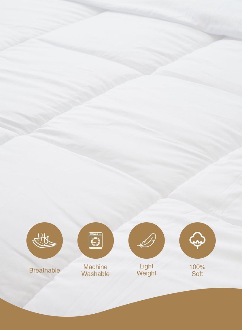 Bedroom essential microfiber duvet cover set ultra-soft 90 GSM for year-round comfort and easy care twin queen king sizes - Image 4