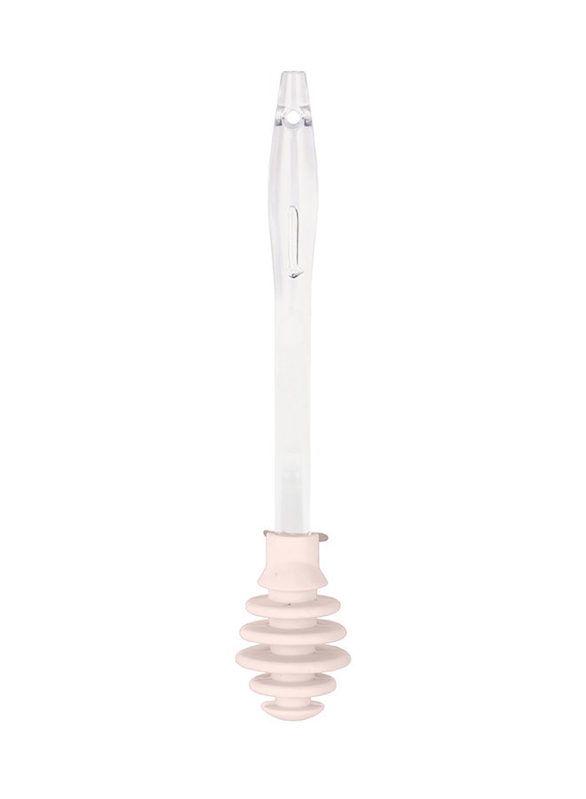 Royalford 16 cm Silicone Honey Spoon- RF11773 Premium-Quality, Non-toxic and Hygienic Silver - Image 1