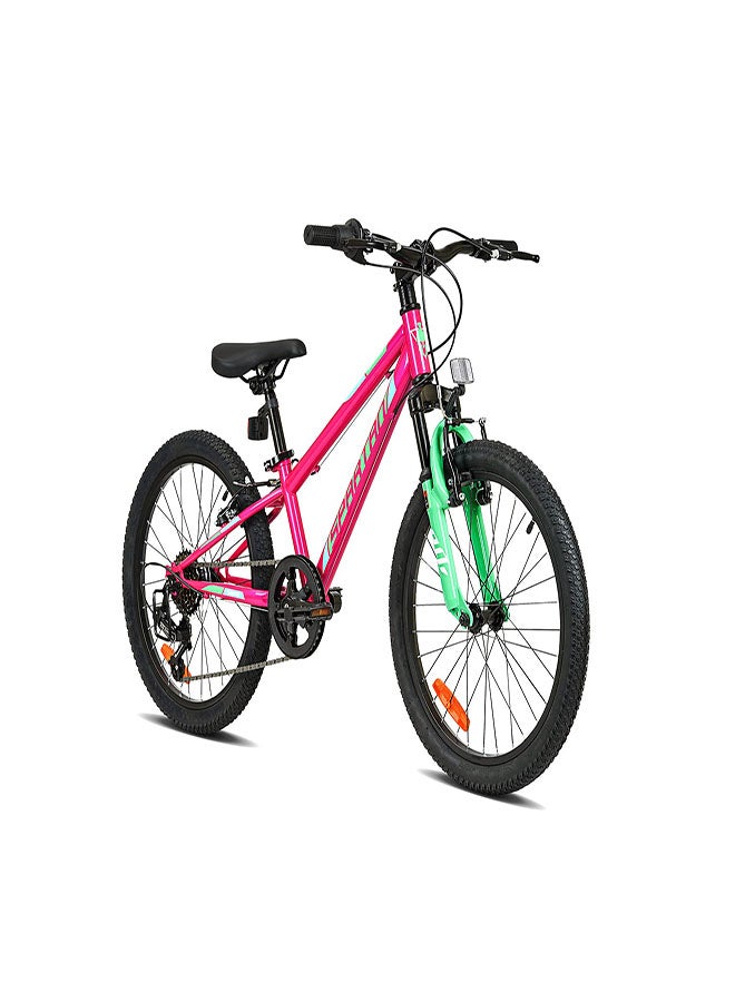 Spartan Spitfire MTB Kids Bike | 20 Inch Wheel Size | 7 Speed | Pink Color - Image 2