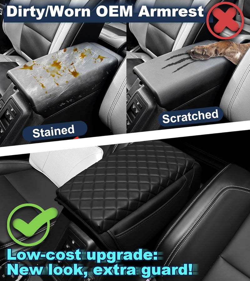 SDPVorn Leather Armrest Cover for Bronco 2021-2024 - Image 2
