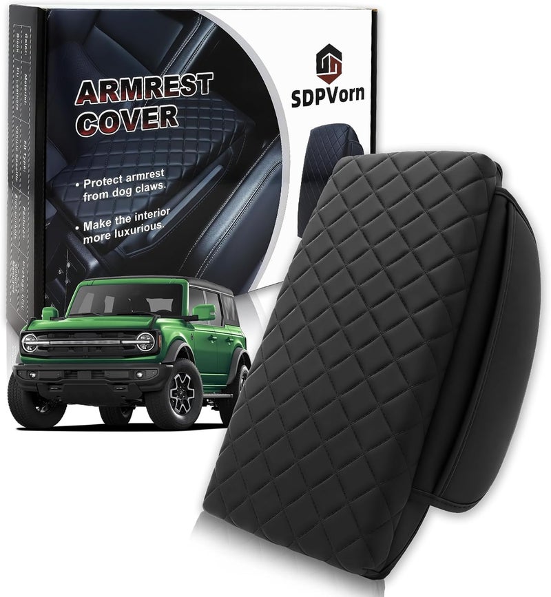 SDPVorn Leather Armrest Cover for Bronco 2021-2024 - Image 1