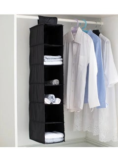 Generic 6-Tier Foldable Closet Organizer, Durable Collapsible Storage Organizer for Handbags, Shoes, Toys, Clothes, Home Supplies, Modern Organizer (138*25*28) 