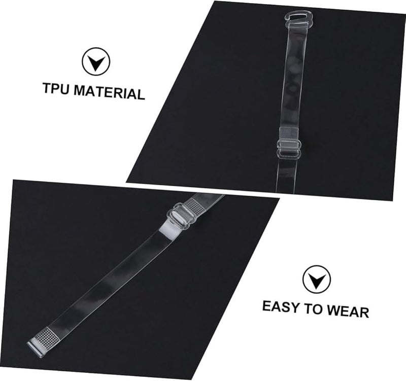 أحزمة كعب عالية شفافة من TPU غير مرئية من Homoyoyo للأحذية والأحذية الفضفاضة - Image 3