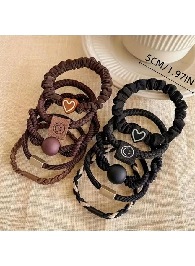KHAJUL 25 PCS Bohemian Style Women's Hair Band, Cute Sweet Bracelet Style, No Harm Elastic Band, Suitable for Fine/Coarse Hair, Stylish Hair Accessory - Image 4