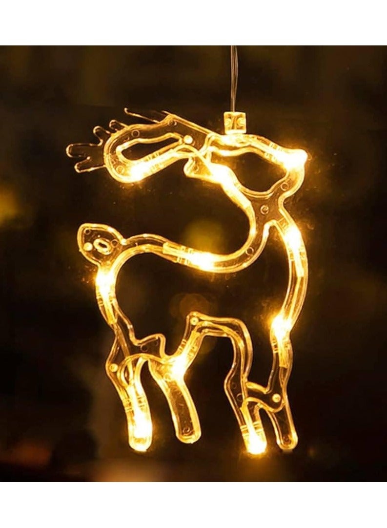 A curtain of light in the shapes of a Christmas bell, a deer, or a tree, length 3.5 meters by meter - Image 2