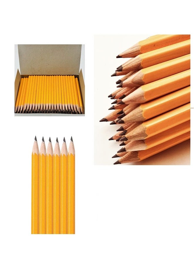 Comfort Axis Golf Pencils Bulk, Yellow Barrel 8.5cm Mini Pencils Pre-Sharpened 144/Box - Image 2