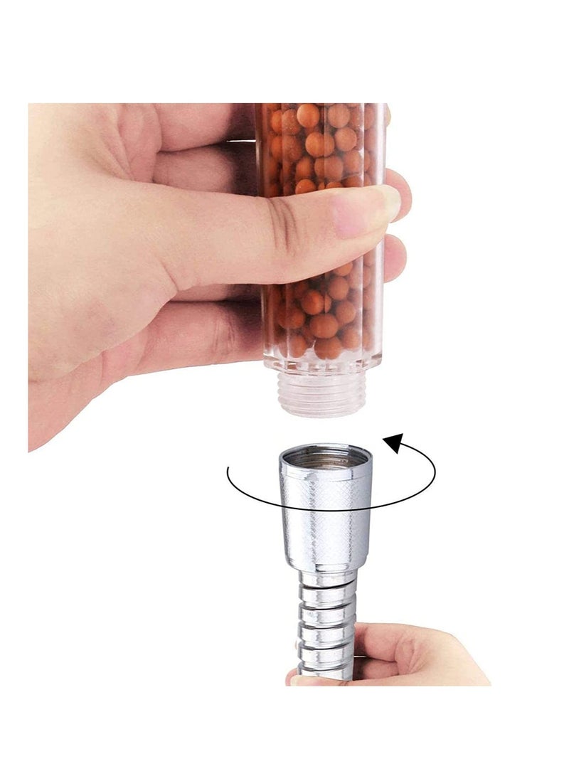 Zikra Shower Head LED Shower Head Color Changing, Filter Filtration High Pressure Water Saving Spray Handheld Showerheads for Dry Skin  Hair with Temperature-Controlled Shower Heads - Image 2