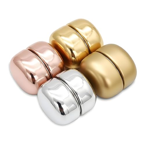 Binyamin Hijab Magnetic Pins for Scarf – Pinless Fabric Safe Hijab Accessories for Women, Strong Hold No Damage, Lightweight Stylish Magnets for Hijab & Scarves (Pack of 4) - Image 1